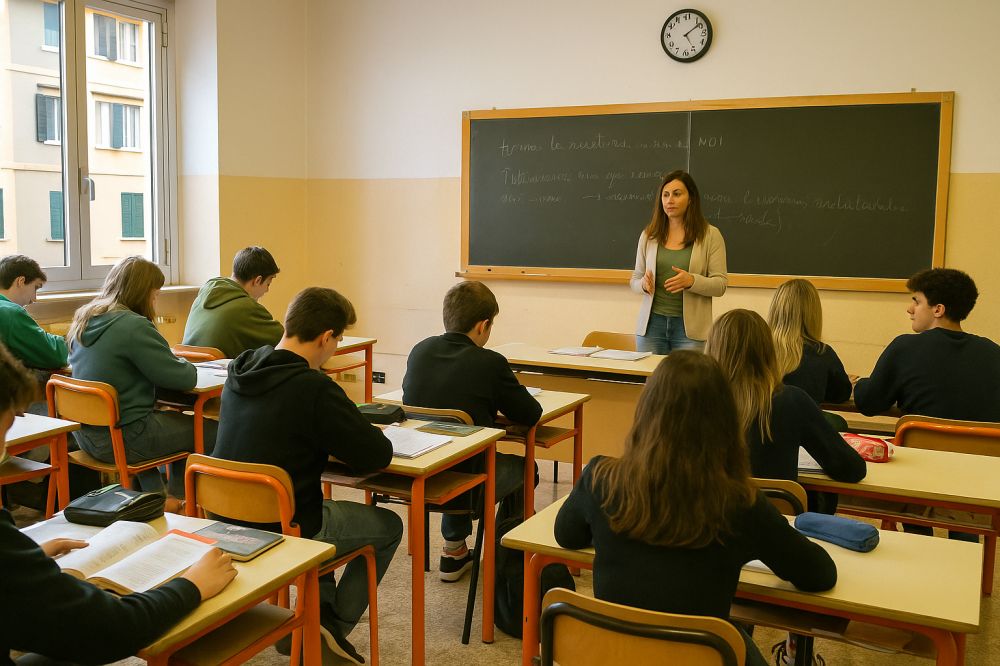 año escolar en Italia - en un liceo italiano
