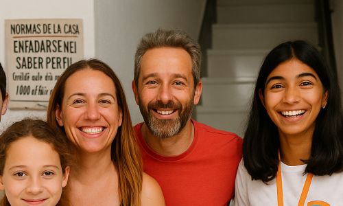 Inmersión en familia España - Summer homestay in Spain - international student with Spanish host family