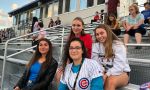 Año escolar en USA -  estudiante de intercambio en el estadio